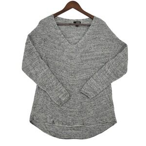 a.n.a XL V-Neck Womens Lightweight Marled 100% Cotton Casual Aesthetic Sweater